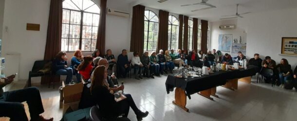 Plenario de la UUyC en La Plata luego del hecho histórico de participar en el primer coloquio nacional sobre consumidores y sociedad de consumo